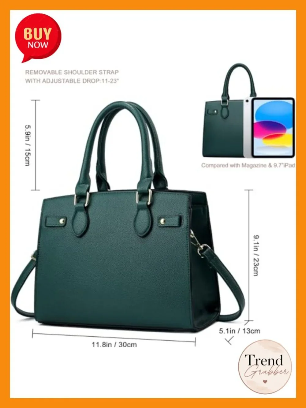 Faux Leather Satchel Purse Top Handle Shoulder Tote Crossbody Bag